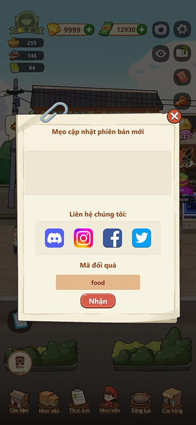 Giftcode Tiem Lau Duong Hanh Phuc screenshot 1
