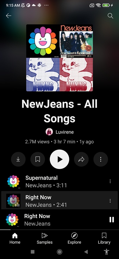 YouTube Music Morphe
