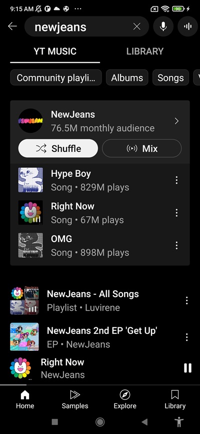 YouTube Music Morphe